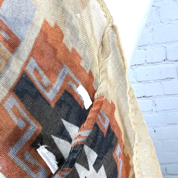 🛍️$3 Bundled Lightweight Tan Black Multicolor Infinity Scarf - Picture 5 of 9